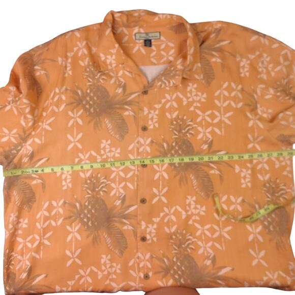 Tommy Bahama Hawaiian Shirt XXL Silk Short Sleeve - Picture 3 of 5